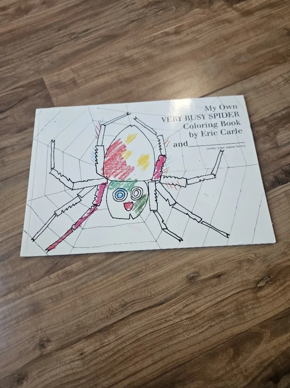 My Own Very Busy Spider Coloring Book - Multicolor